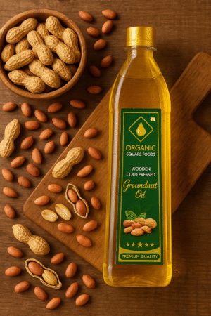 Wooden Cold Pressed Groundnut Oil