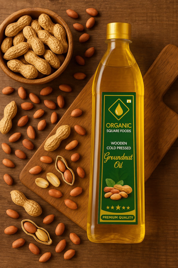 Wooden Cold Pressed Groundnut Oil