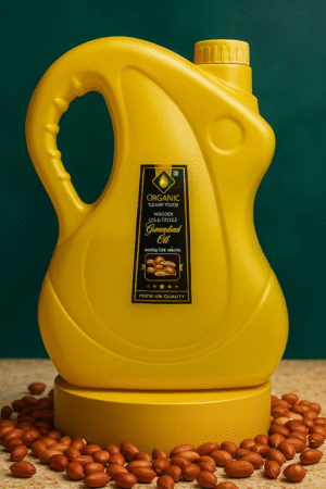 Wooden Cold Pressed Groundnut Oil 5 litre