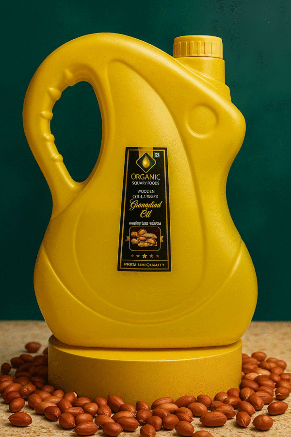 Wooden Cold Pressed Groundnut Oil 5 litre