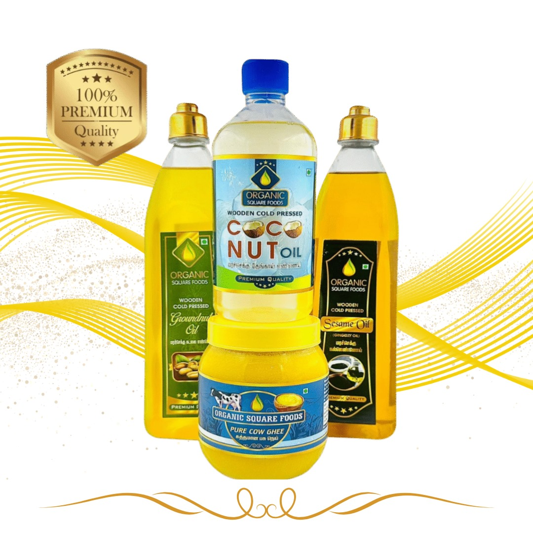 wooden cold-pressed oils and organic ghee online